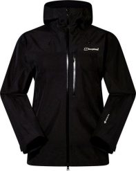 Kurtka z membraną Berghaus M RIDGE-SEEKER GTX JKT BLK/BLK roz. XL. Czerwone kurtki męskie Berghaus, m, bez wzorów, bez kaptura. Za 1,295.53 zł.