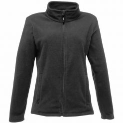 Kurtka Damska Mikropolar Pełen Suwak. Czarne kurtki sportowe damskie Regatta, na zimę, xl, bez wzorów, bez ramiączek, bez kaptura, trekkingowe. Za 118.99 zł.