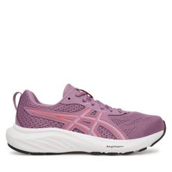 Buty do biegania Asics. Fioletowe obuwie sportowe damskie Asics, bez wzorów, bez zapięcia, do biegania. Za 269.99 zł.