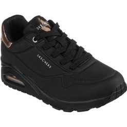 Buty sportowe damskie Skechers Uno Golden Air. Czarne obuwie sportowe damskie Skechers, bez wzorów, z gumy, bez zapięcia, trekkingowe, Skechers Sport. Za 392.00 zł.