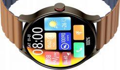 Smartwatch Smartwatch Imiki TG1 brązowy. Brązowe zegarki smartwatch NoName, bez wzorów. Za 246.50 zł.