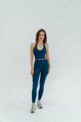 Legginsy modelujące do jogi Moonholi Malibu Evenings z wysokim stanem. Szare legginsy damskie MOONHOLI, m, bez wzorów, z materiału, z podwyższonym stanem, długie, na fitness i siłownię. Za 359.00 zł.