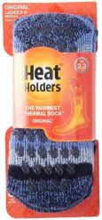 Skarpetki damskie Heat Holders Petunia - 37-42. Niebieskie skarpetki damskie HEAT HOLDERS, bez wzorów, z bawełny. Za 131.99 zł.