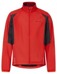 Kurtka rowerowa M Dundee ZO Jacket. Czerwone kurtki sportowe męskie Vaude, l, bez wzorów, z materiału, bez kaptura, rowerowe. Za 464.20 zł.