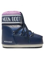 Moon Boot Śniegowce 80D1409530 Granatowy. Niebieskie śniegowce damskie Moon Boot, ze skóry, bez zapięcia. Za 689.99 zł.