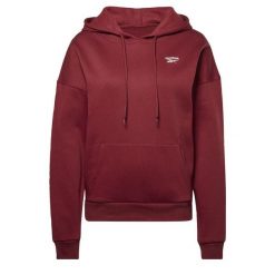 Damska bluza polarowa Reebok Identity. Czerwone bluzy damskie Reebok, m, bez wzorów, z bawełny, klasyczne, bez ramiączek, z kapturem. Za 169.00 zł.