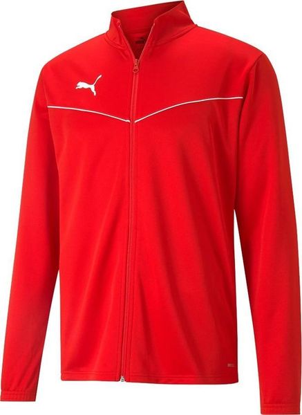 Puma Bluza męska Puma teamRISE Training Poly Jacket czerwona 657392 01 XL. Czerwone bluzy męskie Puma, m, bez wzorów, bez ramiączek, bez kaptura. Za 154.43 zł.