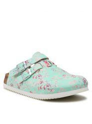 Birkenstock Klapki Kay Prof 1016660 Zielony. Zielone klapki damskie Birkenstock, bez wzorów, ze skóry, bez obcasa, bez zapięcia. Za 499.99 zł.