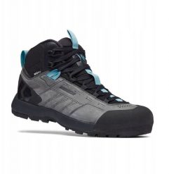 Buty podejściowe damskie Black Diamond Mission LTR Mid WP - s.gr/c.bl. Czarne obuwie trekkingowe damskie Black Diamond, bez zapięcia. Za 722.42 zł.
