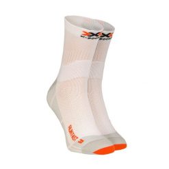 Skarpety biegowe X-Socks Run Fast 4.0. Białe skarpetki damskie X-Socks, bez wzorów. W wyprzedaży za 72.00 zł.