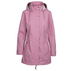 Damska Kurtka Wodoodporna Pavlina TP75. Fioletowe kurtki sportowe damskie Trespass, l, bez wzorów, bez ramiączek, bez kaptura, trekkingowe. Za 194.99 zł.