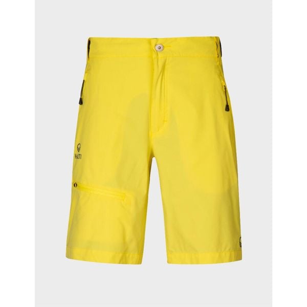 Spodenki trekkingowe damskie Halti Pallas X-Stretch Lite. Żółte szorty damskie Halti, bez wzorów. Za 399.99 zł.