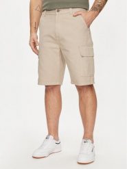 Lee Szorty materiałowe Cargo 112349316 Beżowy Loose Fit. Brązowe szorty męskie Lee, bez wzorów, z bawełny. Za 189.00 zł.