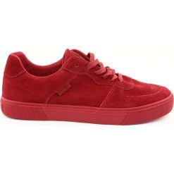 Trampki czerwone Big Star 174364. Czerwone trampki męskie BIG STAR, bez wzorów, z bawełny, sportowe, bez zapięcia. W wyprzedaży za 149.00 zł.
