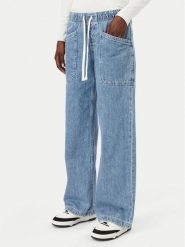 Billabong Jeansy Zonte Denim EBJDP03008 Niebieski Wide Leg. Niebieskie jeansy damskie Billabong, bez wzorów, z bawełny. Za 329.99 zł.