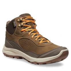 Trekkingi Keen. Brązowe obuwie trekkingowe damskie Keen, bez zapięcia. Za 579.99 zł.