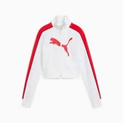 Damska bluza dresowa Puma T7 Future. Białe bluzy damskie Puma, m, bez wzorów, z dresówki, bez ramiączek, bez kaptura. Za 303.00 zł.