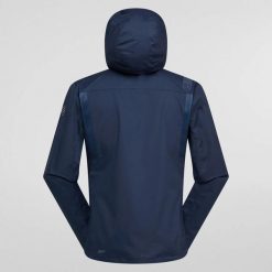 Kurtka wodoodporna La Sportiva Wall Breeze. Czarne kurtki męskie La Sportiva, s, bez wzorów, z materiału, bez kaptura. Za 615.50 zł.