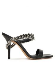 MICHAEL Michael Kors Klapki Bianca 40S5BCHS2L Czarny. Czarne klapki damskie MICHAEL Michael Kors, bez wzorów, ze skóry, bez obcasa, bez zapięcia. Za 649.99 zł.