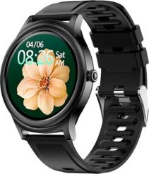 Smartwatch Kumi K16 Czarny (KU-K16/BK). Czarne zegarki smartwatch Kumi, bez wzorów. Za 176.94 zł.