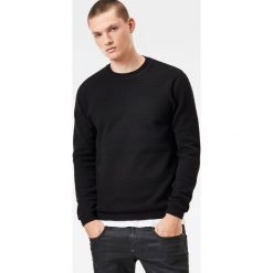 G-Star Raw - Sweter. Niebieskie swetry męskie G-Star Raw, m, bez wzorów, z bawełny, bez kołnierzyka, bez ramiączek. W wyprzedaży za 239.90 zł.