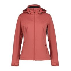 Damska kurtka turystyczna Icepeak Boise. Czerwone kurtki sportowe damskie Icepeak, bez wzorów, z softshellu, bez ramiączek, bez kaptura, trekkingowe. Za 400.00 zł.