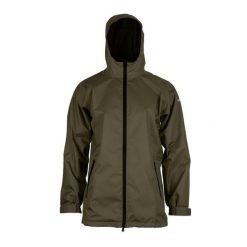 Kurtka dla dorosłych Pros 285 wodoszczelna oddychająca. Zielone kurtki męskie Pros, bez wzorów, sportowe, bez kaptura. Za 427.00 zł.
