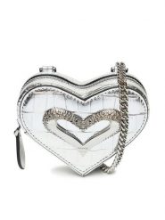PINKO Portfel Heart Pills Holder . AI 24-25 PCPL 103835 A1W5 Srebrny. Szare portfele damskie Pinko, ze skóry. Za 509.99 zł.