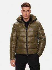 BOSS Kurtka zimowa H-Calando1 50520200 Zielony Regular Fit. Zielone kurtki męskie Boss, na zimę, m, bez wzorów, z syntetyku, bez kaptura. Za 1,469.00 zł.