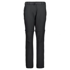 Spodnie z odpinanymi nogawkami damskie CMP Evelynn Zip Off Pant. Czarne spodnie sportowe damskie CMP, na lato, bez wzorów, sportowe, trekkingowe. Za 300.00 zł.