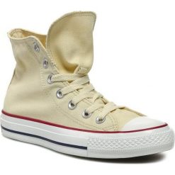 Trampki CONVERSE - All Star Hi M9162 Natural White. Brązowe trampki i tenisówki damskie Converse, bez wzorów, z materiału, bez zapięcia. W wyprzedaży za 219.00 zł.