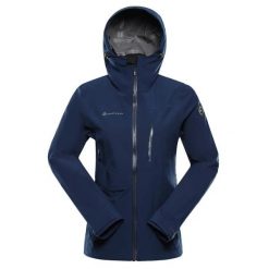 Kurtka damska trekkingowa wodoodporna Alpine Pro Zarra 2. Niebieskie kurtki sportowe damskie Alpine Pro, m, z aplikacjami, z hardshellu, bez ramiączek, bez kaptura, trekkingowe. Za 899.00 zł.