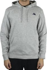 Kappa Kappa Vend Hooded 707390-15-4101M szary XXL. Szare bluzy męskie Kappa, m, bez wzorów, bez kaptura. Za 109.17 zł.