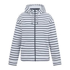 Bluza Rozpinana Damska W Paski Bayletta. Białe bluzy damskie Regatta, m, bez wzorów, z bawełny, bez ramiączek, z kapturem. Za 180.99 zł.