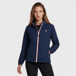 Kurtka trekkingowa damska Softshell AULP DUFFY rozpinana z kapturem turystyczna. Niebieskie kurtki sportowe damskie Aulp, bez wzorów, ze skóry, bez ramiączek, z kapturem, trekkingowe. Za 229.99 zł.