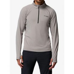 Bluza z zamkiem 1/2 męska Columbia DriVenture Half Zip. Szare bluzy męskie Columbia, m, bez wzorów, sportowe, bez ramiączek, bez kaptura. Za 329.99 zł.