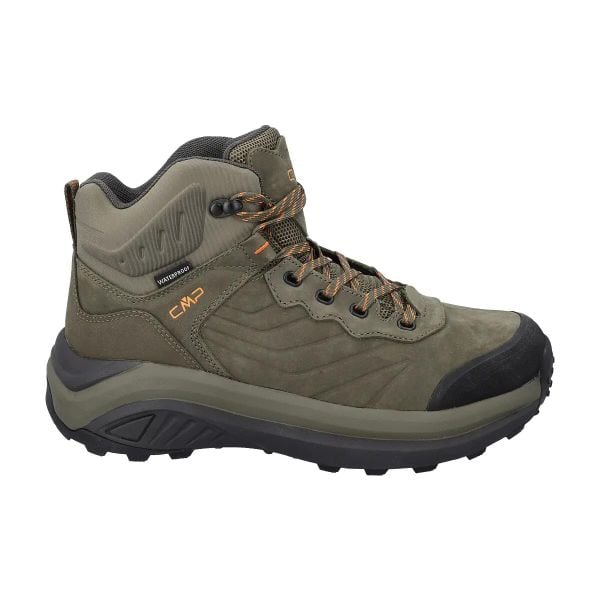 Buty trekkingowe CMP Juukat WP Mid. Zielone trekkingi męskie CMP, na lato, z materiału, bez zapięcia. Za 399.00 zł.