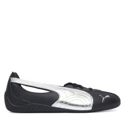 Baleriny Puma. Czarne balerinki damskie Puma, bez wzorów, bez obcasa, bez zapięcia. Za 399.99 zł.