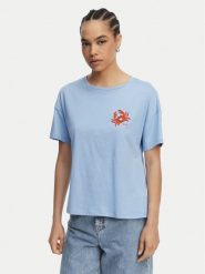 Liu Jo T-Shirt WA6414 JS923 Niebieski Regular Fit. Niebieskie t-shirty damskie Liu Jo, m, bez wzorów, z bawełny, bez kołnierzyka, bez ramiączek. Za 299.99 zł.