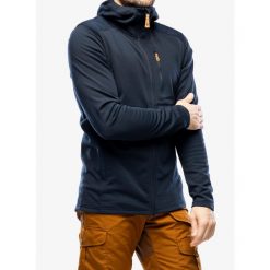 Bluza z kapturem męska Fjallraven Keb Fleece Hoodie. Niebieskie bluzy męskie Fjällräven, m, bez wzorów, z kapturem. Za 770.99 zł.