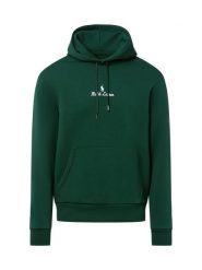 Polo Ralph Lauren Męski sweter z kapturem Mężczyźni zielony jednolity, M. Zielone swetry męskie Polo Ralph Lauren, m, bez wzorów, z dresówki, eleganckie, bez kołnierzyka, bez ramiączek. Za 819.95 zł.