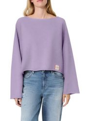 S.Oliver Bluza Kobiety Bawełna lila, 40. Bluzy damskie S.Oliver, s, bez wzorów, z bawełny, vintage, bez ramiączek, bez kaptura. Za 229.95 zł.