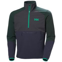 Kurtka przeciwwiatrowa 1/2 zip Helly Hansen Cascade Shield. Fioletowe kurtki męskie Helly Hansen, m, bez wzorów, z elastanu, bez kaptura. Za 681.50 zł.