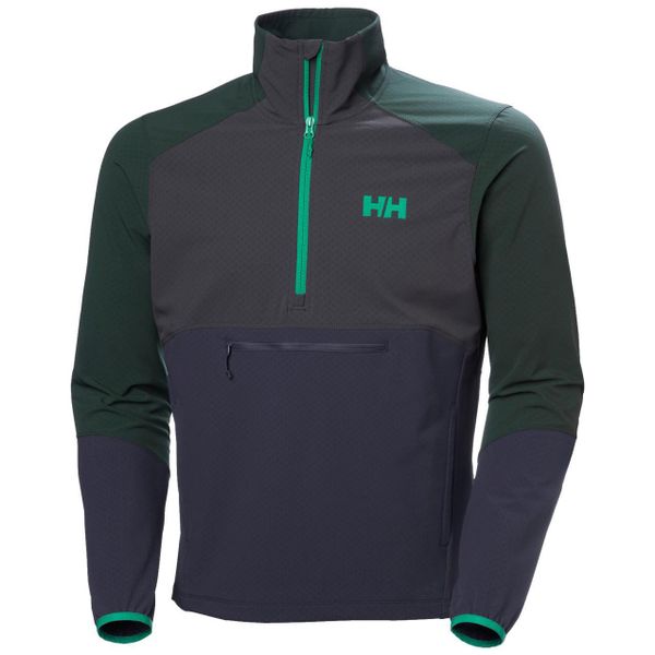 Kurtka przeciwwiatrowa 1/2 zip Helly Hansen Cascade Shield. Fioletowe kurtki męskie Helly Hansen, m, bez wzorów, z elastanu, bez kaptura. Za 591.00 zł.