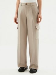 Calvin Klein Jeans Spodnie palazzo J20J224848 Szary Relaxed Fit. Szare spodnie materiałowe damskie Calvin Klein Jeans, bez wzorów, z jeansu. Za 299.99 zł.