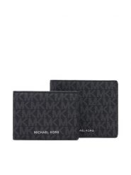 MICHAEL Michael Kors Portfel Harrison 39F9LGYF2B Czarny. Czarne portfele męskie MICHAEL Michael Kors, bez wzorów, ze skóry. Za 569.99 zł.