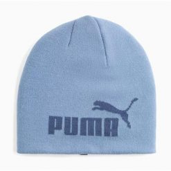 Czapka Zimowa Puma ESS Cuffless Beanie. Niebieskie czapki damskie Puma, na zimę, bez wzorów, z dzianiny, klasyczne. Za 79.20 zł.