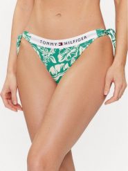 Tommy Hilfiger Dół od bikini UW0UW05366 Zielony. Zielone bikini Tommy Hilfiger, bez wzorów, z syntetyku. Za 129.99 zł.