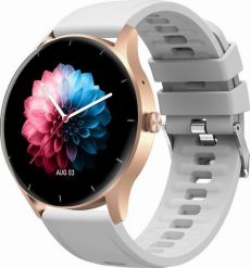Smartwatch Gravity GT2-5 Biały (GT2-5). Białe zegarki smartwatch Gravity, bez wzorów. Za 131.35 zł.