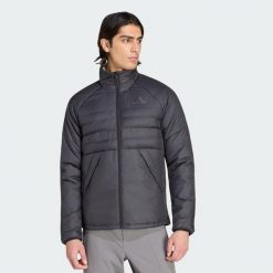 Kurtka z izolacją Terrex Multi Climawarm. Zielone kurtki męskie Adidas, uniwersalny, bez wzorów, z materiału, klasyczne, bez kaptura. Za 569.00 zł.